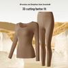 Spot Beauty Women's Seamless Thermal Top: Hyaluronic Acid Infused, Ultra-Thin, Invisible, Long Sleeve Warm Base Layer.