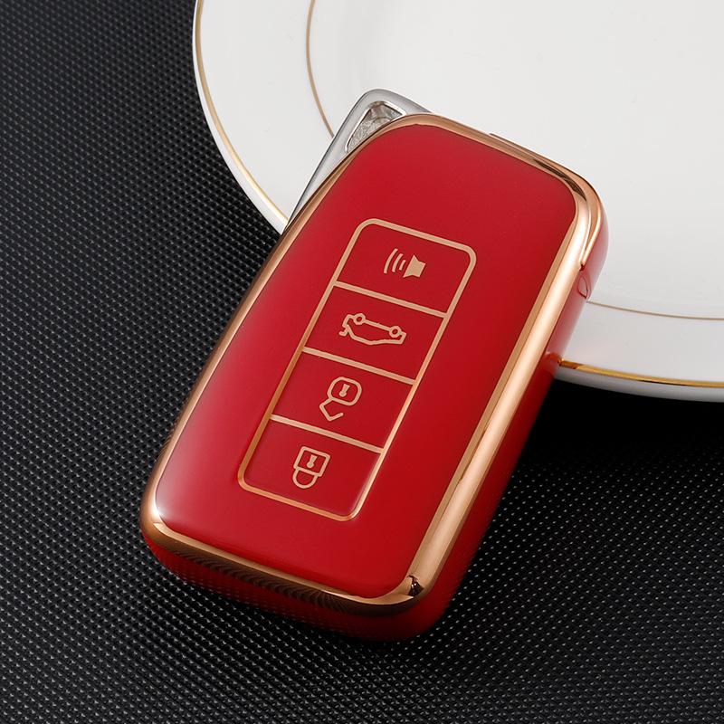 Gold Edge TPU Key Cover for Lexus ES200/RX300/ES300/UX200