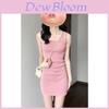 Summer Dress Set For Women With Pvc Fabric And Slim Fit For Casual Style