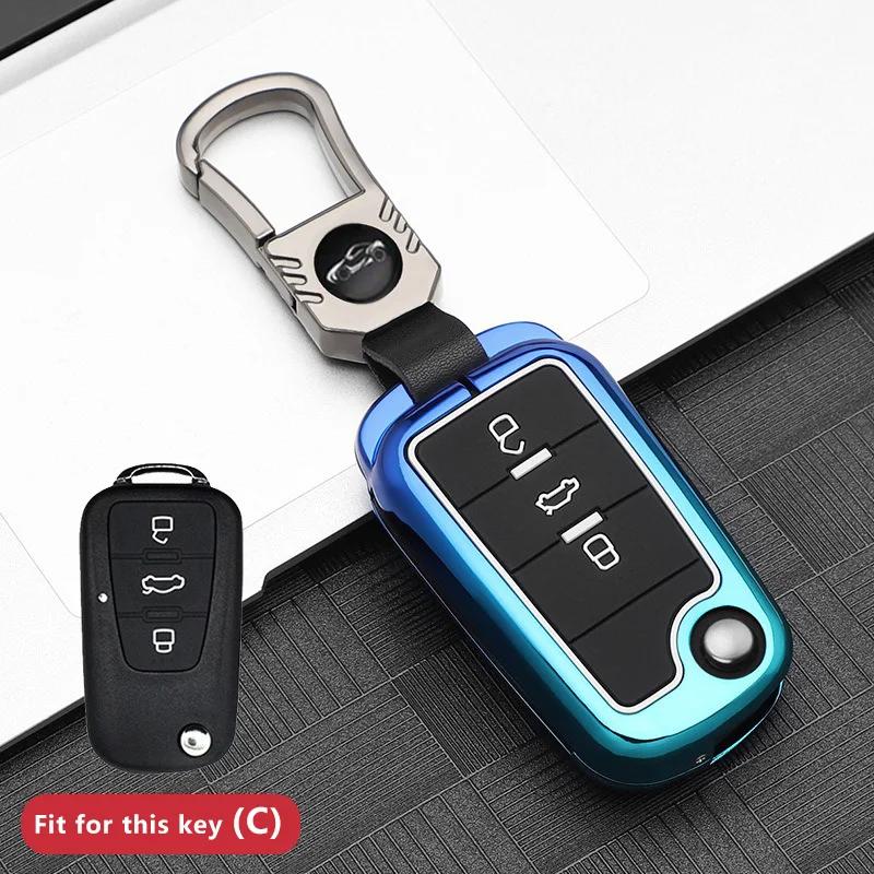Zinc Alloy Car Key Case For Mg Mg4 Mg5 Mg6 Mg3 Mg7 Zs Ev Hs Ehs Zx Gt Roewe Rx3 Rx8 Erx5 Rx5 I6 I5 Keychain Cover Shell Fob Bag