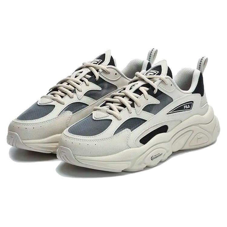 Fila Mars 1S Lightweight Rebound Durable Low-Top Running Shoes Men Sneaker Black Brown F12M322109FBA