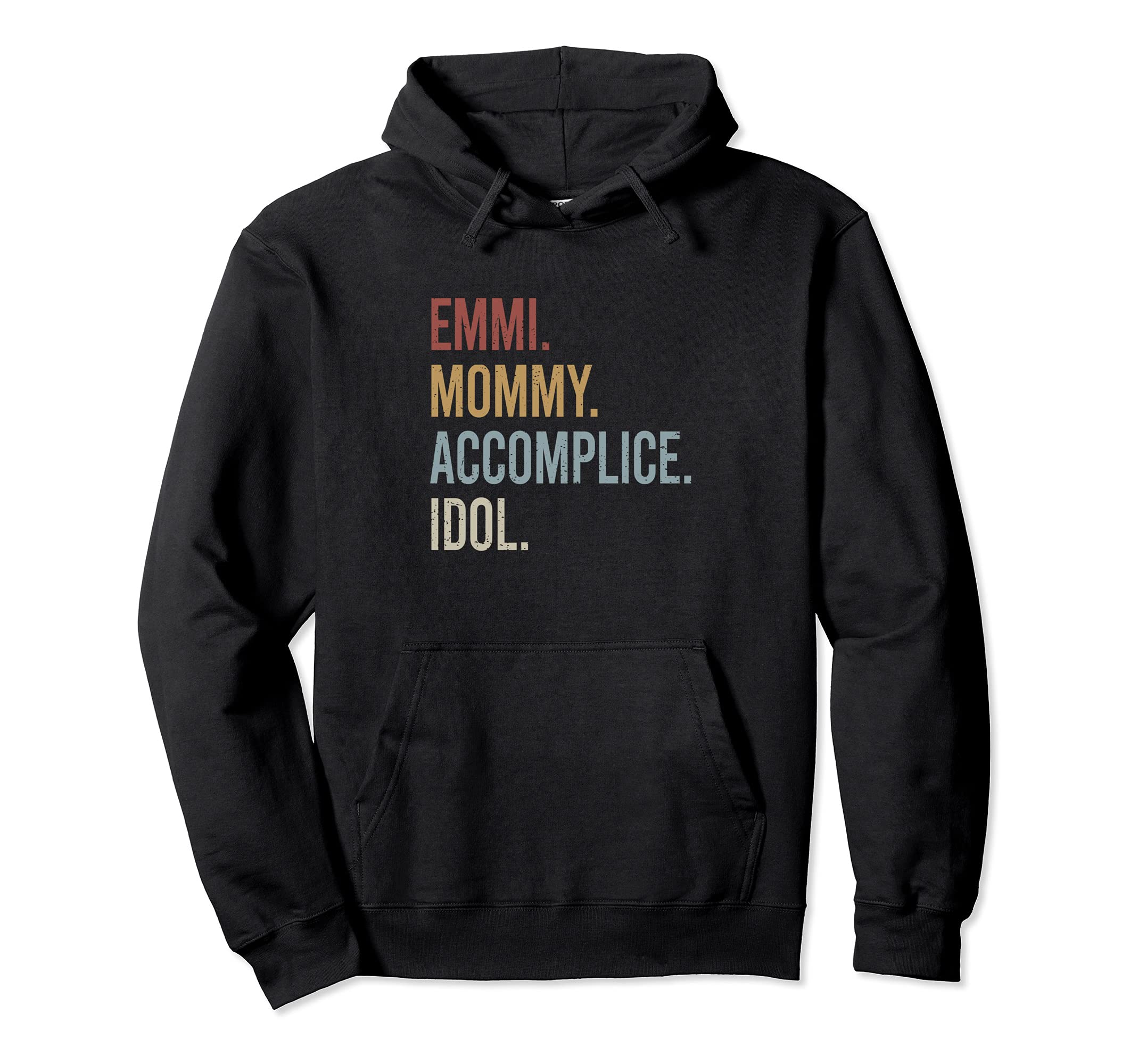 

Emmi Mommy Accomplice Idol Retro Style Vintage Hoodie чёрный
