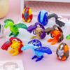5PCS/Set Dinosaur Robot Transformation Dinosaur Egg Requires Manual Deformation Favorite For Creative Party Gifts