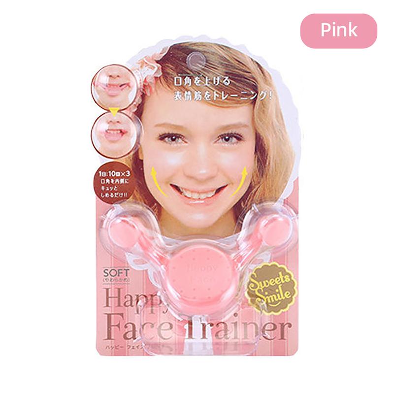 

Корректор улыбки Тренажер для жевательных мышц лица Тренажер для губ Исправление кривого рта Тренировка улыбки V-образное лицо Артефакт для поднятия уголков рта розовый