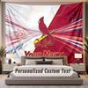 Custom Name Text Tapestry St. Louis Cardinals Personalized Polyester Wall Tapestry For Bedroom And Room
