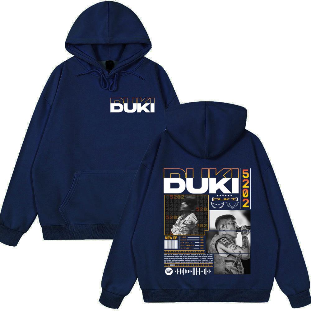 2025 Hot Sale Tops Rapper Duki Duki 5202 MIXTAPE 2025 Album Clothing Mens Women Fashion Hip Hop Vintage Hoody New Style Hoodies