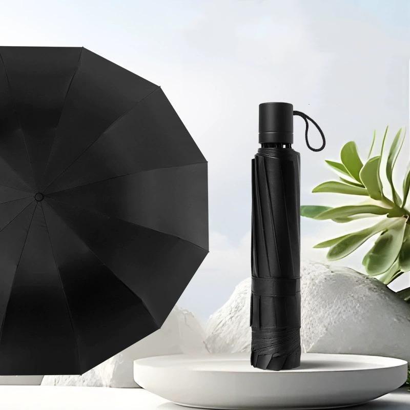 11 Bone Enlarged, Thickened and Reinforced Double Umbrella Vinyl Sun Protection and UV Protection Parasol Sun Umbrella for Weather and Rain