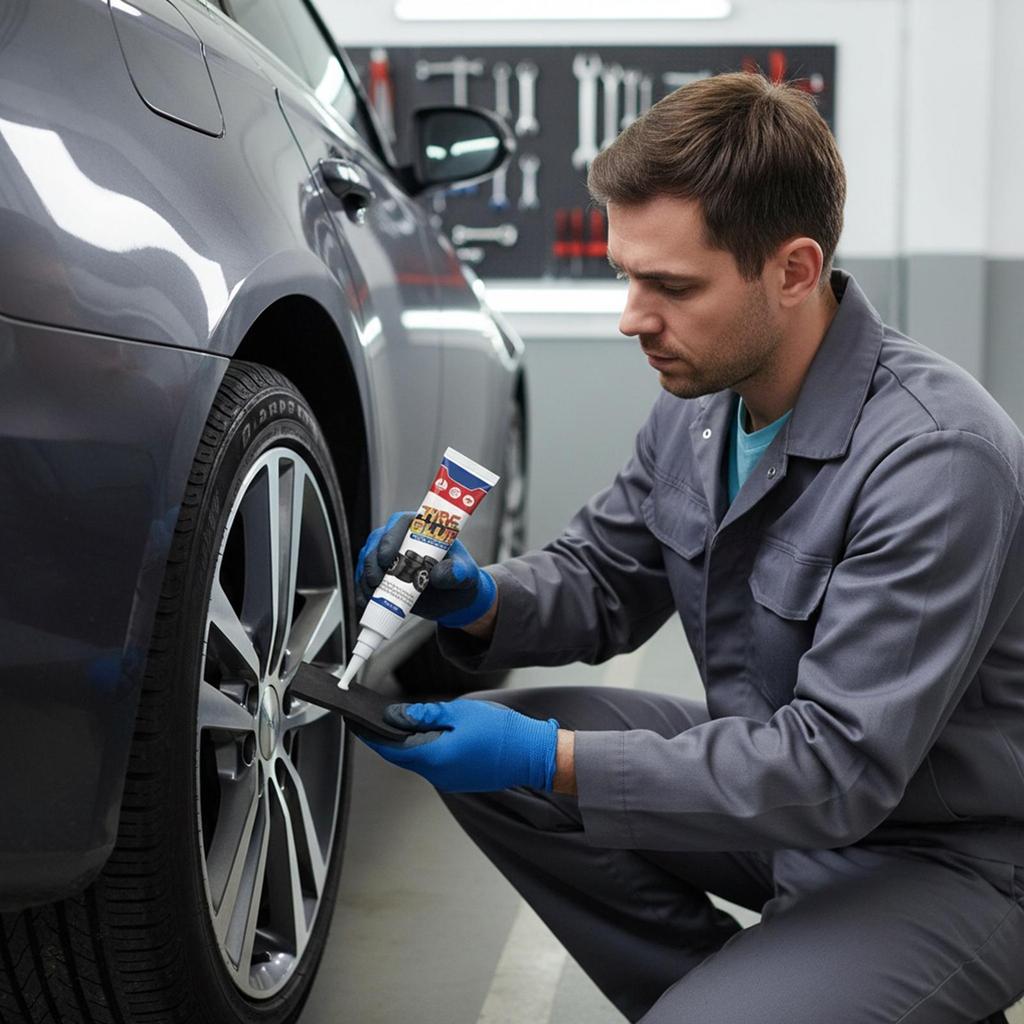 Car Tire Repair Rubber Crack Glue 35g Weather-Resistant Sealant Strong Adhesion Tire Plug Glue For Car Bike Motorcycle