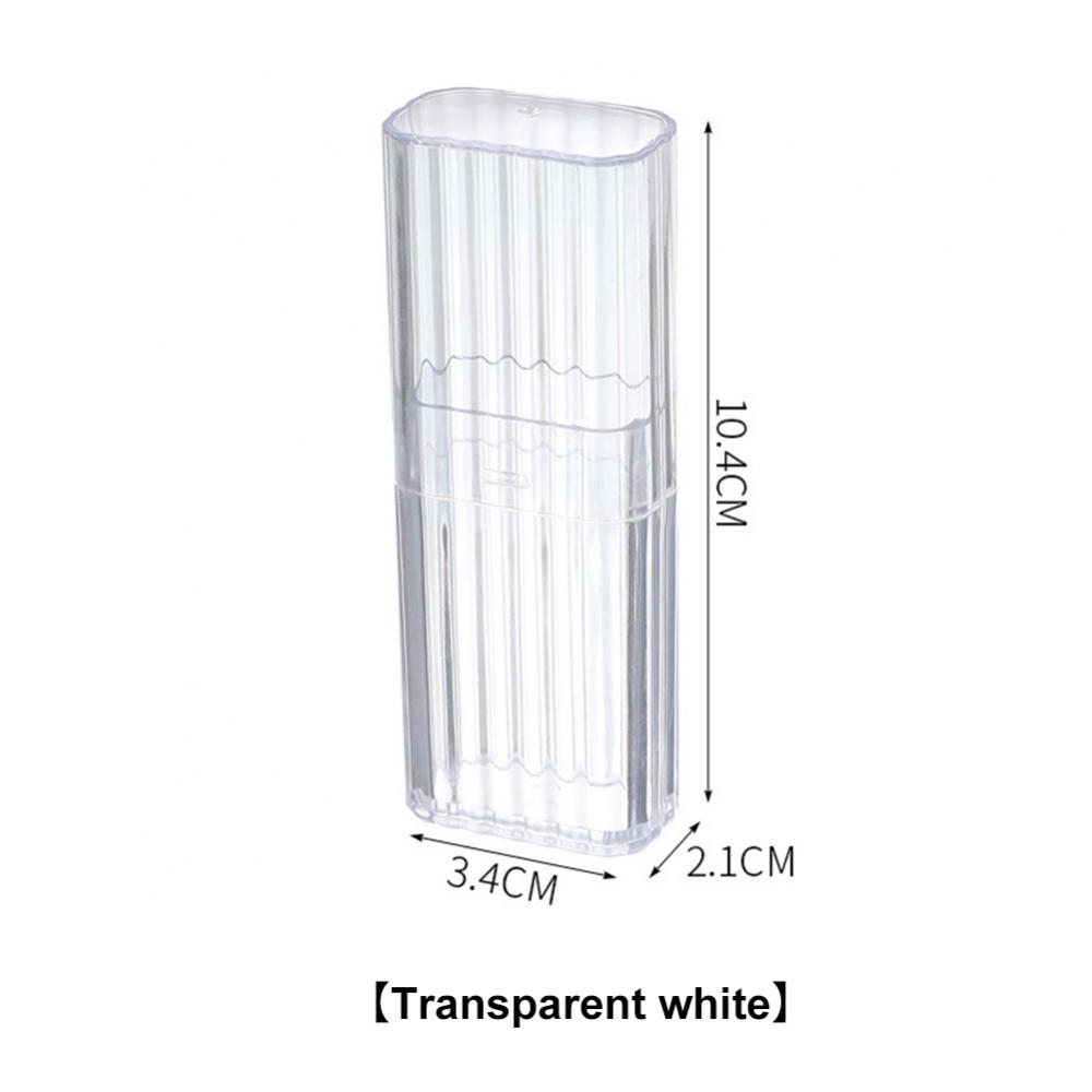 

Коробка для тампонов, походная коробка для хранения, прозрачная коробка для хранения, пластиковые аксессуары для ванной комнаты, органайзер, футляр для зубной пасты и зубных щеток прозрачный белый
