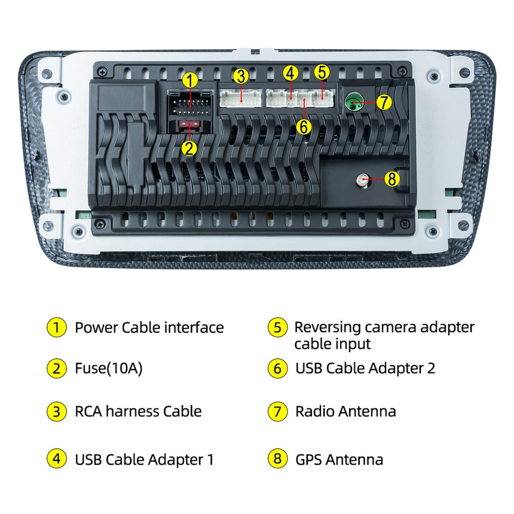 7inch Car Radio Android13 for Seat Lbiza 2009-2013 Multimedia Player Android Auto Carplay GPS WIFI Bluetooth SWC