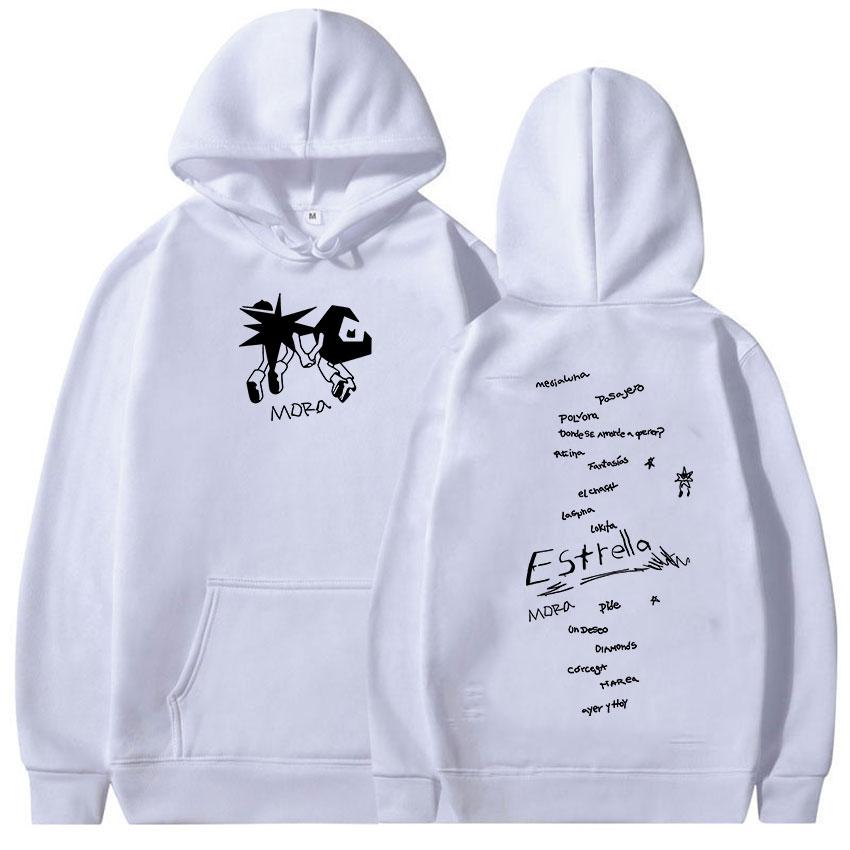Rapper Mora Tour 2025 Print Hoodie Men Women Fans Clothing Fashion Oversized Sweatshirt Casual Retro Long Sleeve Pullover Hooded