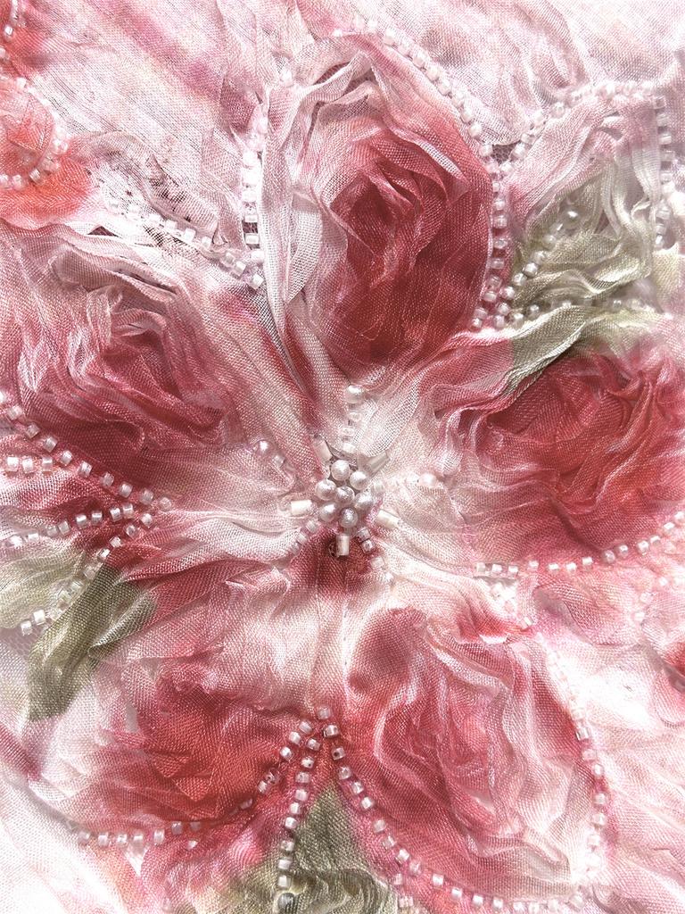 Latest Nigerian 3d Lace Fabric 2026 5 Yards African Sequins Lace Fabric Beaded Tulle Embroidered Fabric for Wedding Dress Sewing