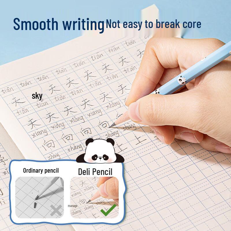 Deli Panda Theme 2B Hexagonal Pencils