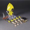 Anime Little Nightmares Nendoroid #2146 Q Versie Zes Gele Regenjas Actiefiguren PVC Model Desktop Ornament Cadeau Verzamelaar