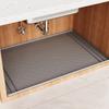 Multi-Function 34" X 22" Under Sink Mat Silicone Easy To Clean Cabinet Liner Waterproof Sink Protectors for Kitchen Bathroom
