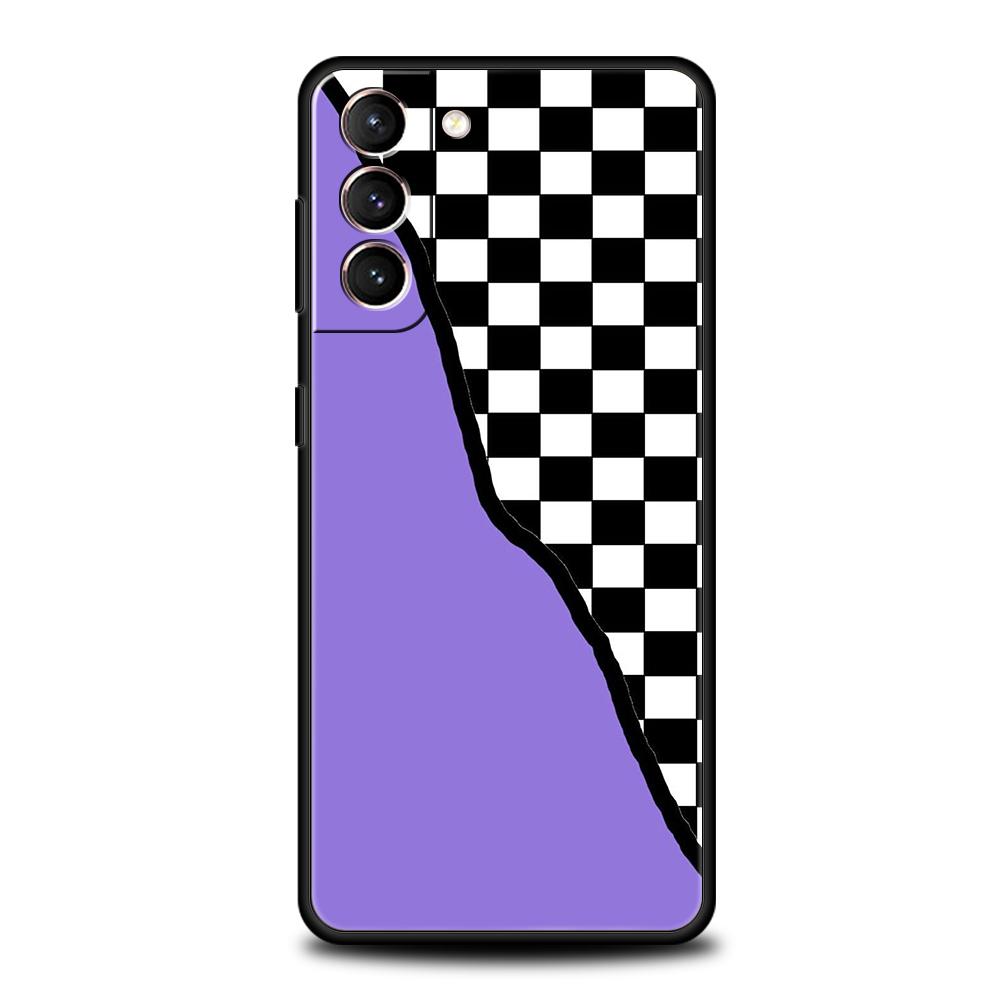 chess board art Phone Case For Samsung Galaxy S25 Edge S24 S23 S22 Ultra S20 S21 FE 5G S10 S9 Plus S10E Soft Cover Samsung S25Ultra