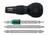 VESSEL Ball Grip Interchangeable Driver with Screw Mag Catcher Pozidriv Phillips, Flathead, 220W-3NMC