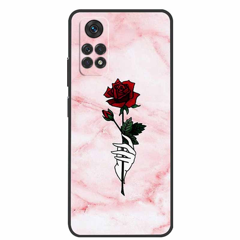 Pro pouzdro Xiaomi Redmi Note 11 Mramorové Silikonové TPU Měkké Zadní Kryt Pouzdro na Telefon pro Redmi Note 11S 11 S Funda Roztomilé Nárazuvzdorné Coque