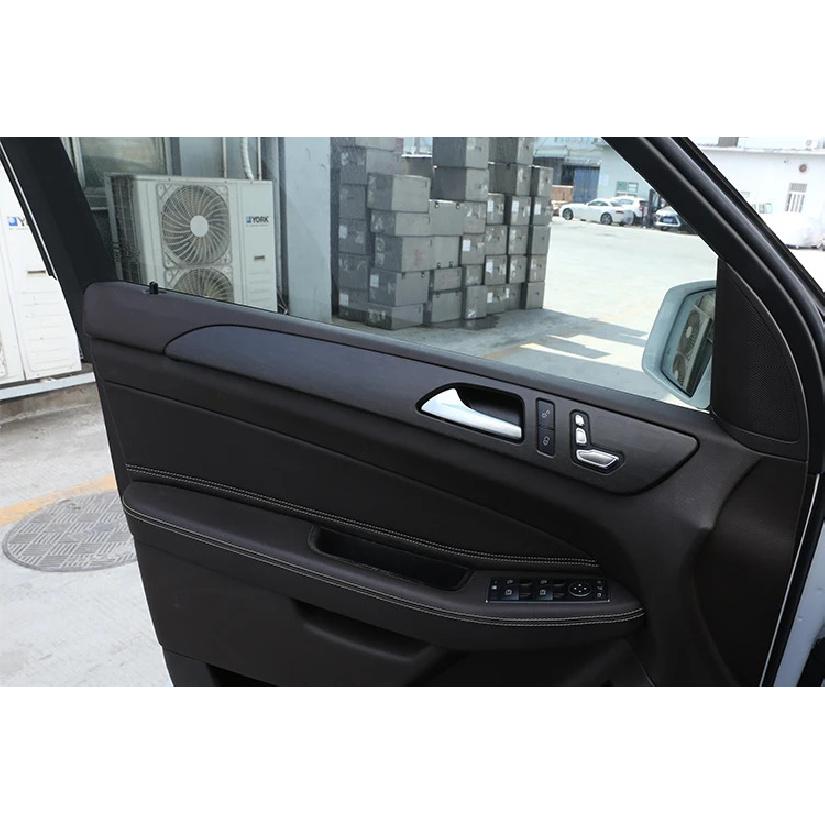 For Mercedes Benz ML GLE GL Class GLS 320 400 Car Styling ABS Carbon Fiber Interior Door Decoration Panel Cover Trim Accessories