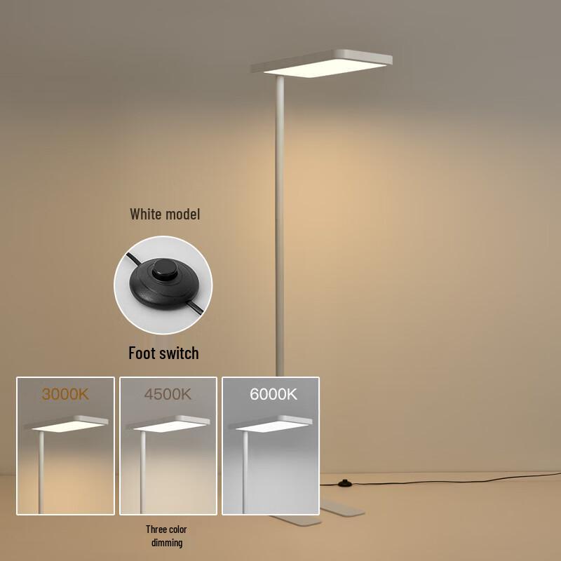 White Dimmable LED Floor & Desk Lamp