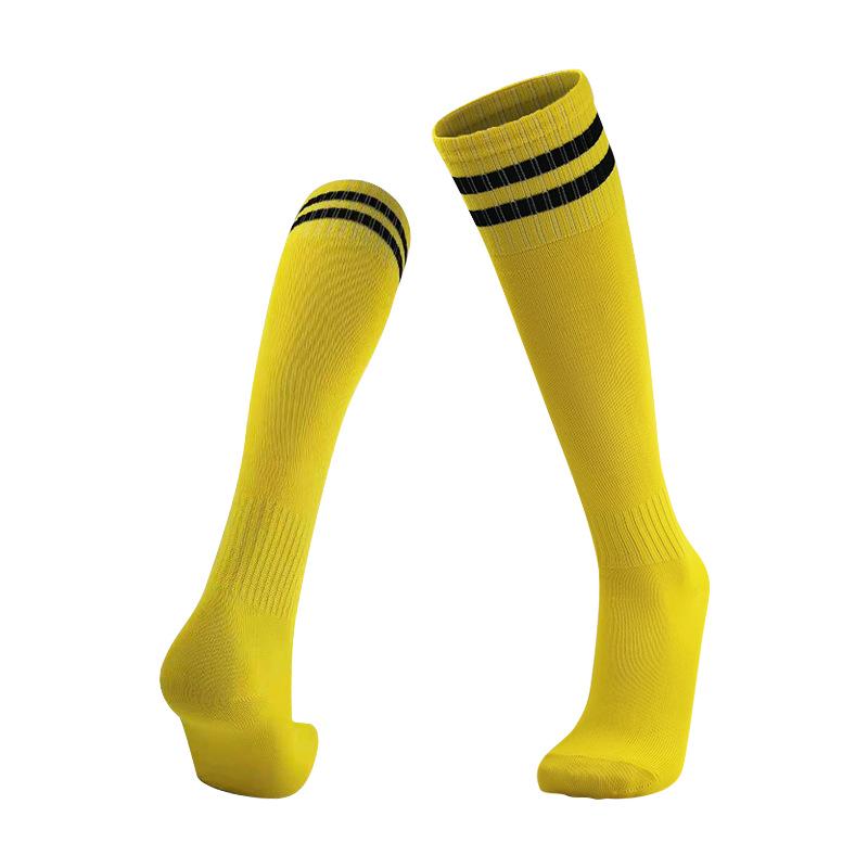 Professional Two-Bar Football Socks - Men's & Children's Over-the-Knee High-Performance Sports Socks