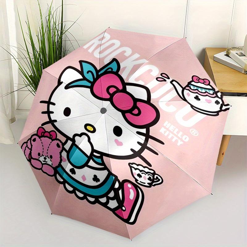 

Hello Kitty,Rockcoco Automatic Umbrella-Foldable, Durable 8-Bone Design, Compact and Stylish, Great for Camping, Halloween, Christmas, Mothe