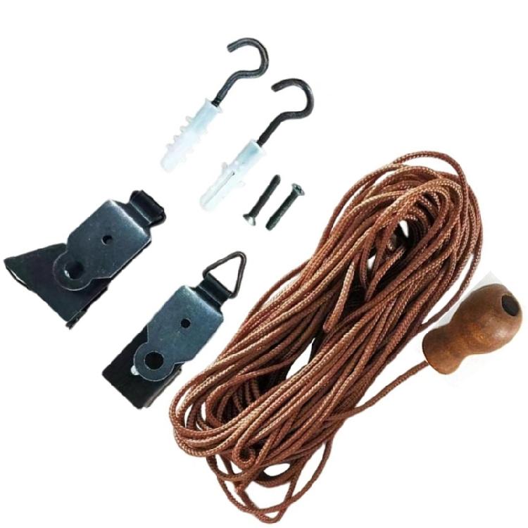 Bamboo Roller Shade Repairing Cords Lift Tool Rolling Window Curtain Rope Repair Parts Rolling Blinds Replacement Kits