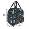 Curiosities Bone Skull Insulated Lunch Bag for Women Office Cooler Thermal Food Box Tote Portable Lunch Boxes Container
