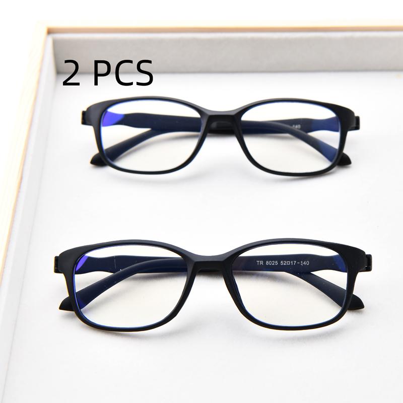 2PCS Suit Reading Glasses Women Men Lightweight Presbyopic Reading Glasses Anti Blue Light Computer Presbyopia Eyewear