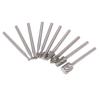 Electric Grinding Accessories 10pcs 3mm Shank HSS Router Bits Rotary Burr for Drill Woodworking Tool Set CNC Engraving