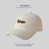 Corduroy Letter Embroidery Baseball Cap