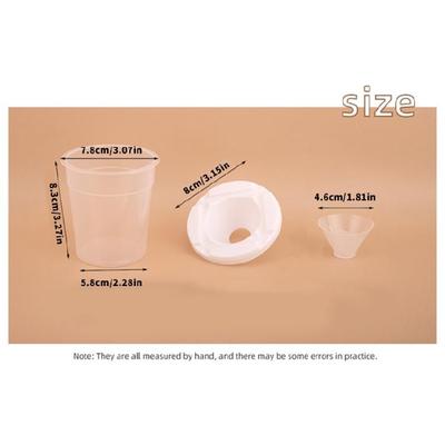 12/24Pcs Watercolor Brush Washing Cups with Lids Spill Prevention Plastic Paint Brush Cleaner Cup for Home Classroom