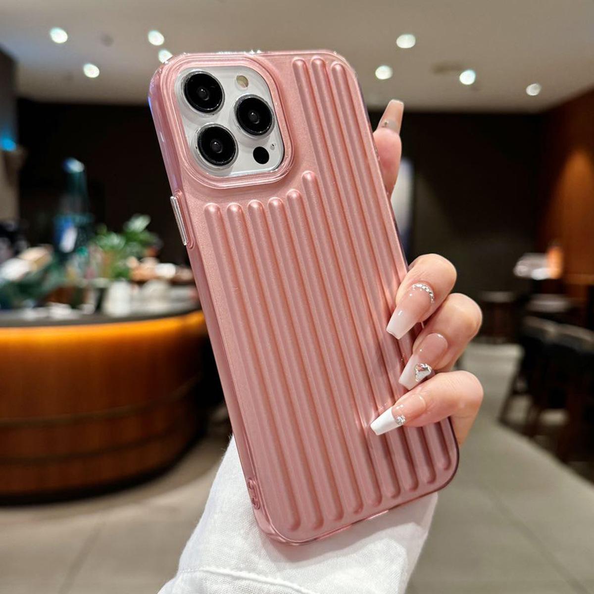 

Fashion Vertical Pattern Light Column Mobile Phone Case for Apple Mobile Phone Protective Case High-end for Iphone for Apple 16pm Mobile Phone Case For iphone 17PROMAX