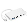 4-in-1 USB-C Hub: HD 4K Type-C Expansion Dock for Laptops & Mobile Phones