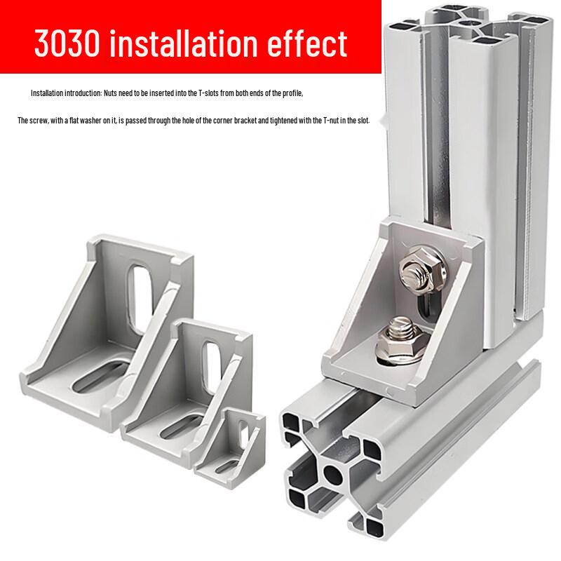 Aluminum Extrusion Right Angle Corner Bracket
