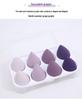 8-Piece Super Soft Beauty Sponge Set - Drop & Beveled Shapes