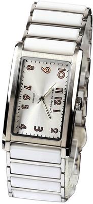 3 Hand Ceramic Watch White [Mauro Gerardi] MJ051-3 Men's