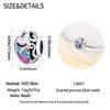 Original Copper Charms Luxury Colorful Flower Fairy Beads Fit Bracelet Diy Women Making Delicate Gift Jewelry