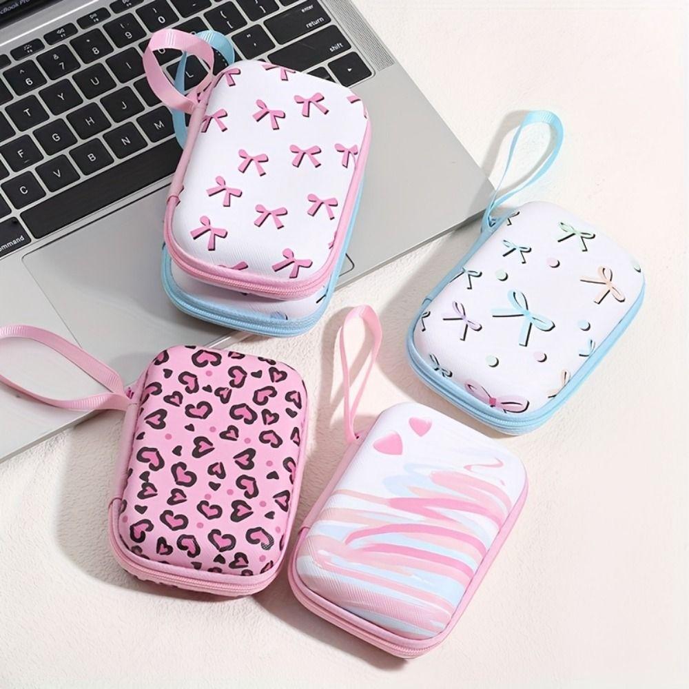 Creative USB Charger Storage Cartoon Coin Purse Data Cable Storage Bag  Digital Storage