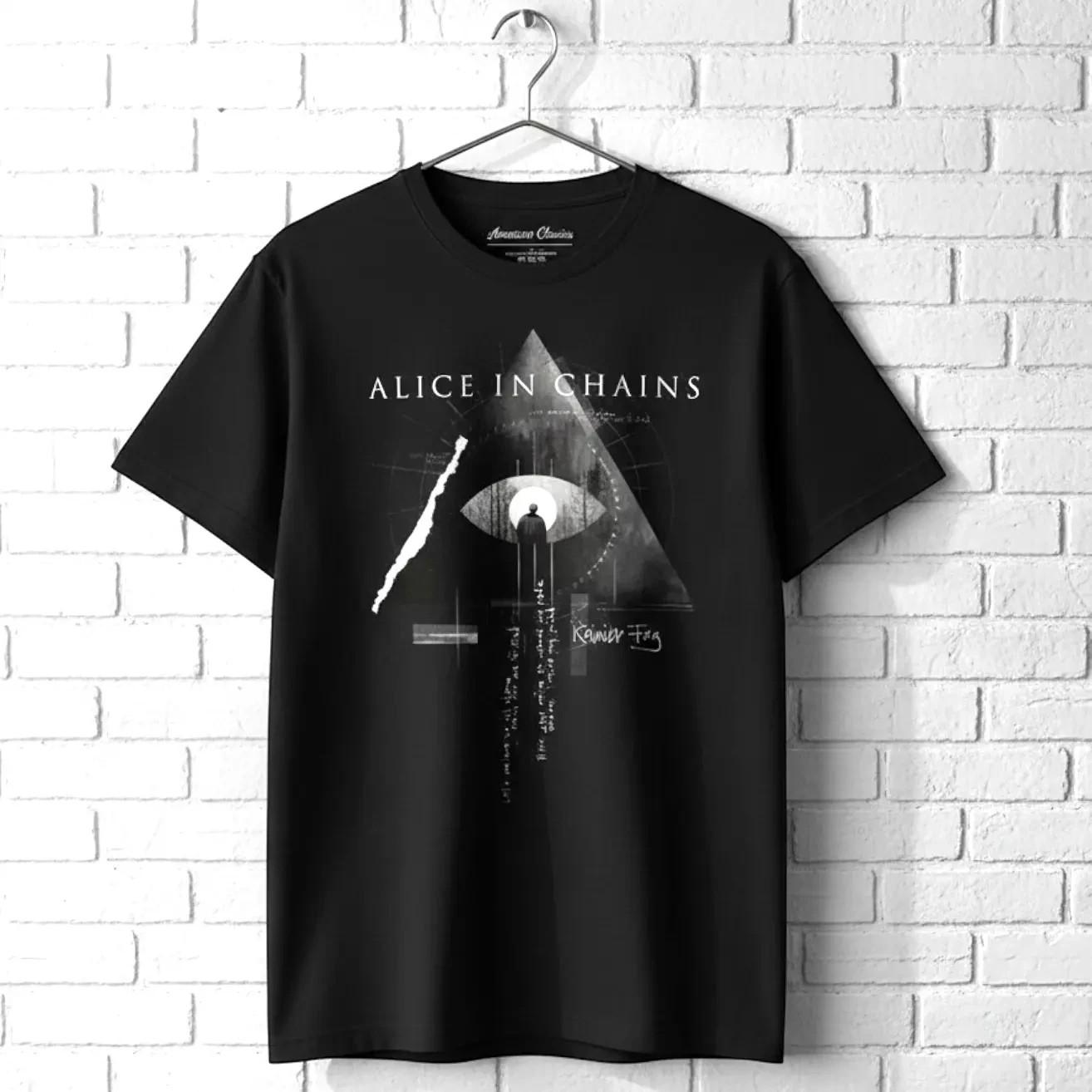 Alice in Chains Rainier Fog Men s T Shirt Alt Rock Album Cover Tee XXXXL