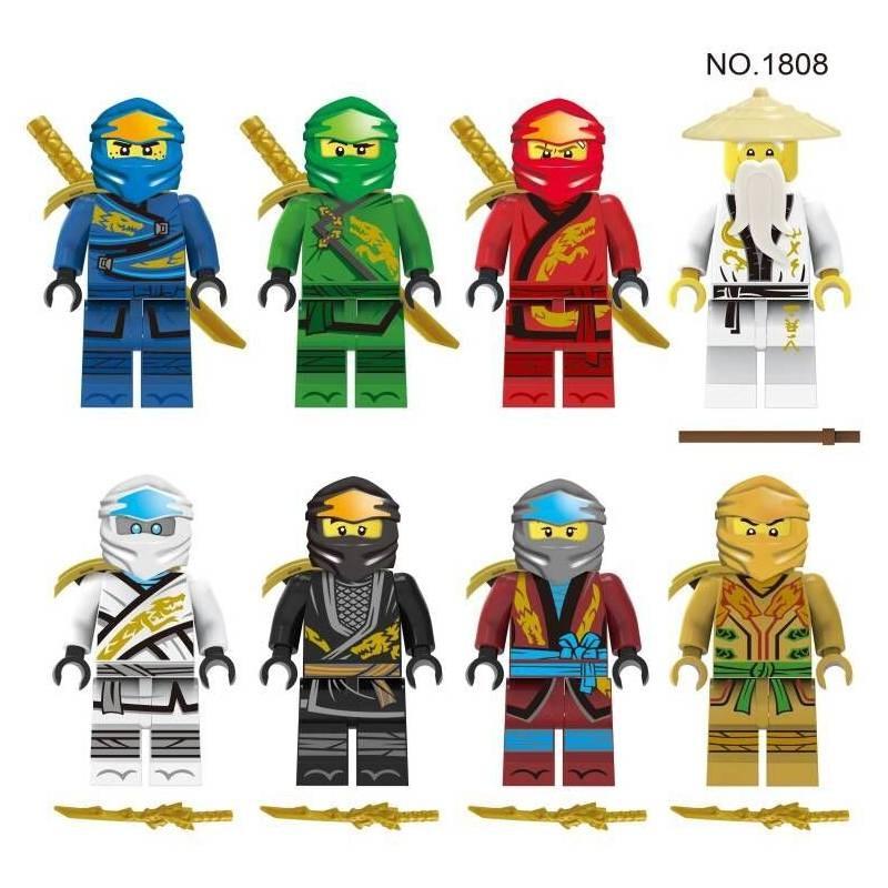 Building Ninja Block Toys With Small Particles Suitable For Daily Play Children