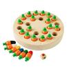Mushroom Carrot Memory Chess Wooden Educational Board Game For Kids And Family