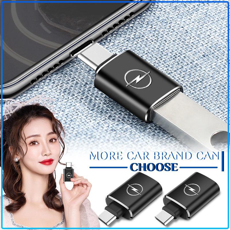 Car Type-C Turn USB3.0 Adapter Auto Converter Interior Parts For Opel Astra C G H Insignia J K Zafira B Corsa Vectra C Corsa C