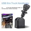 Realistic USB Hand Brake Controller Fit for G27 G29 G923 Racing Games Enhancing Realism Metal Construction PC Simulation