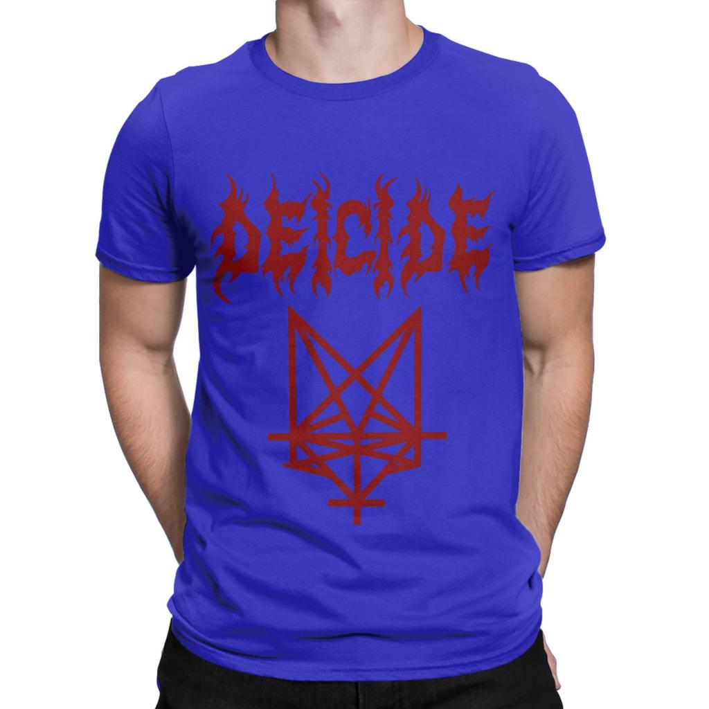 Deicide Maroon Funny 100 Cotton TShirt Deicide Tops Tees For Unisex
