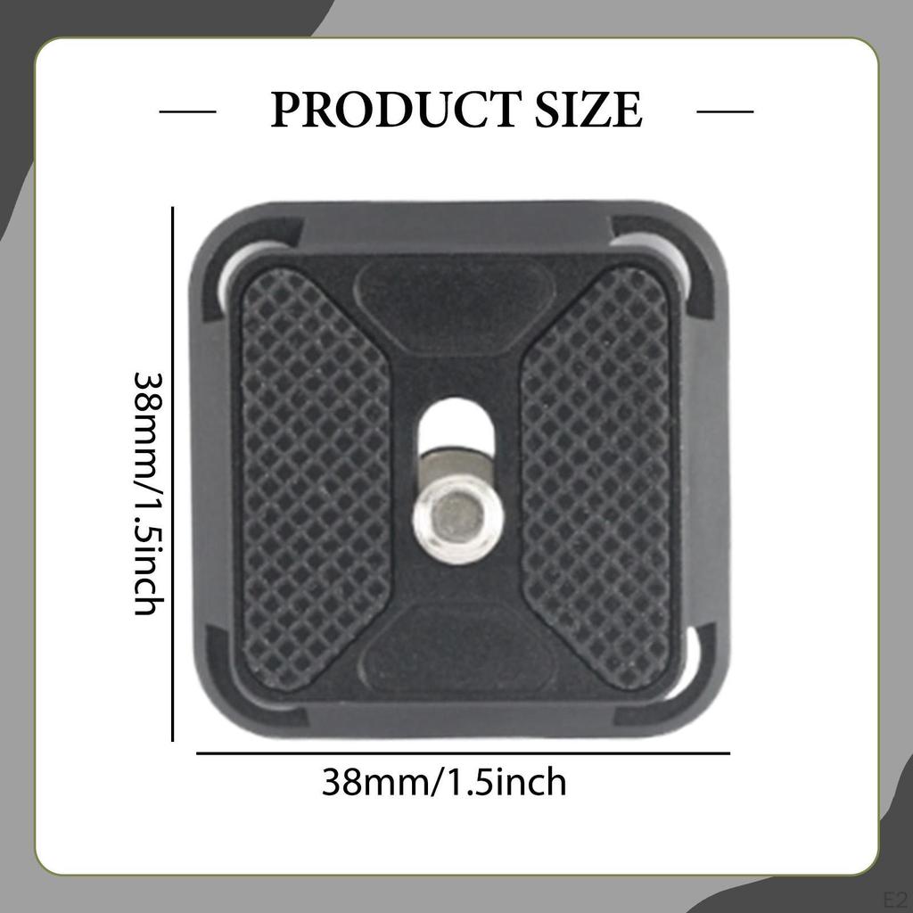 Qr Mount Plate Universal Practical for Backpack Strap Clip Portable Outdoor Enthusiast
