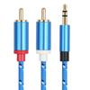 3.5mm to 2RCA Adapter Cord Stereo AUX Cable Line for Smartphones, MP3, Tablets, Speaker, Subwoofer, Home Theaters