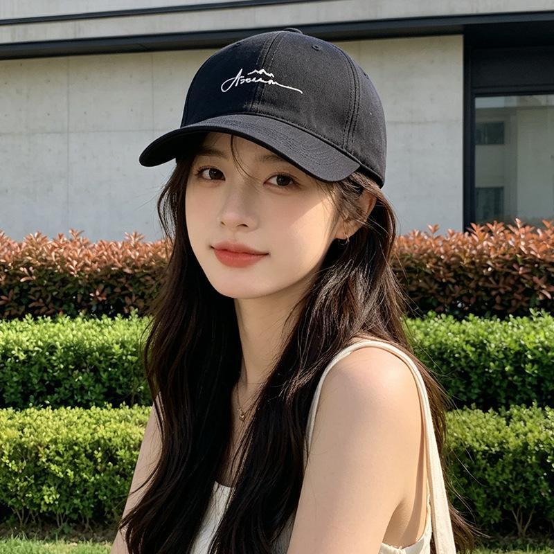 Fashion Hat, Japanese minimalist baseball cap for women, versatile baseball cap, spring/summer sunshade casual hat, soft-top outdoor hat