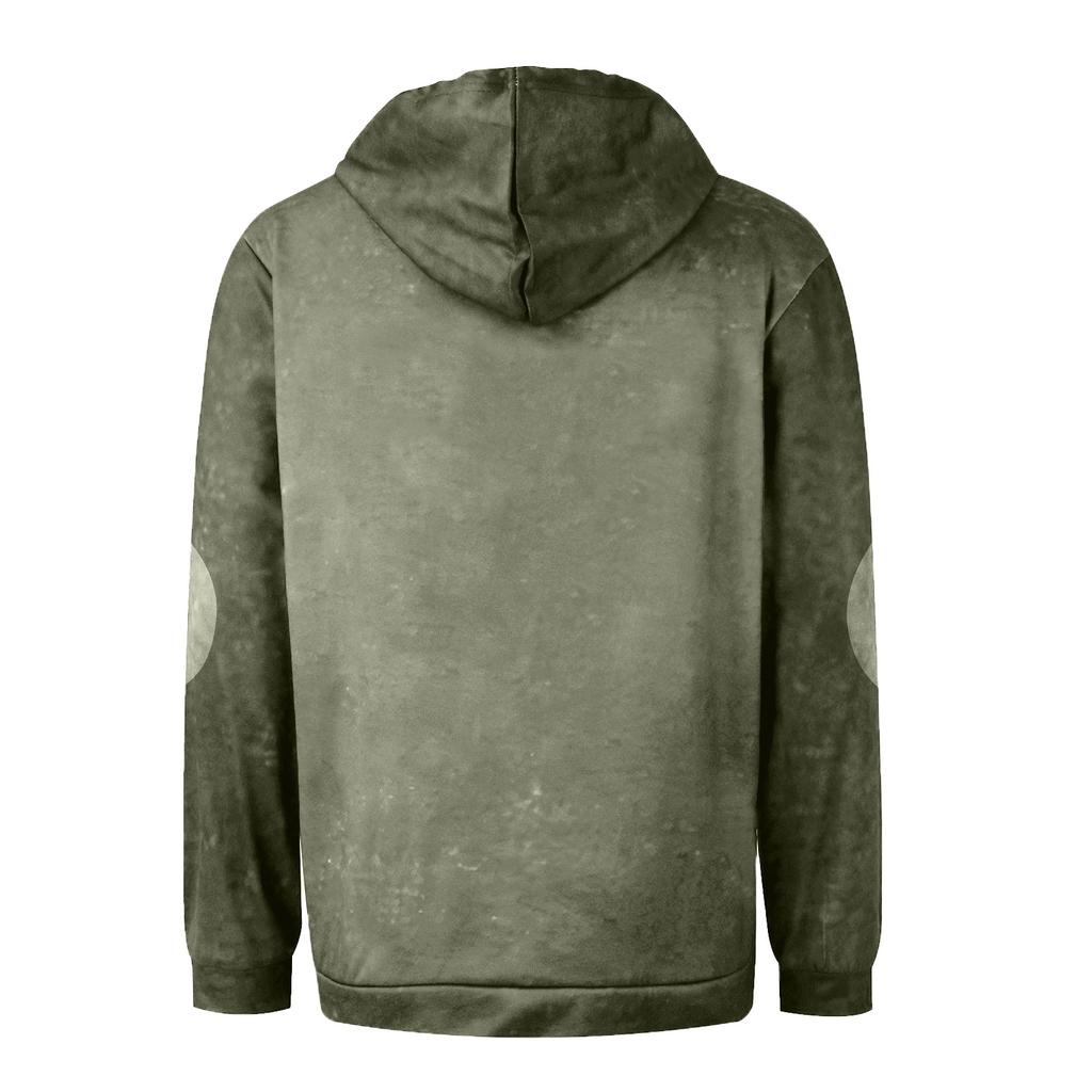 Men's  Loose  Leisure  Color Clashing  Hooded Hood  Long Sleeves  Hoodie