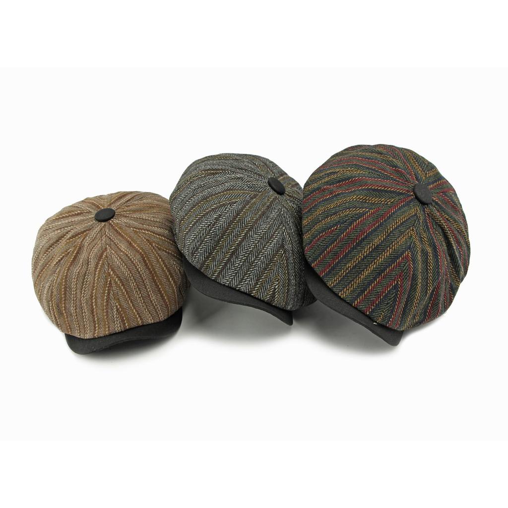 TWO QUILL Newsboy Hunting Perfect for Slimming Stylish Men's Cap, Hat, Painter's Hat, Walking, Travel, Spring/Summer, Gentleman's, Effect, (Gray)